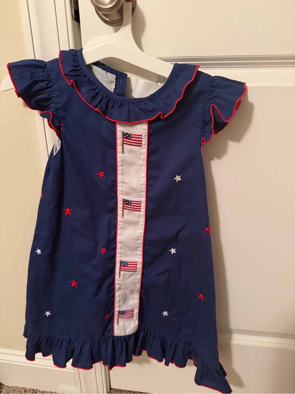 Girls Babeeni American Flag Dress